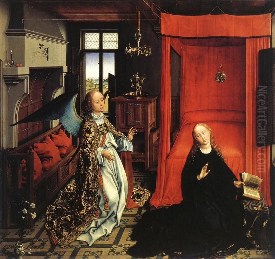 Annunciation Oil Painting by Rogier van der Weyden