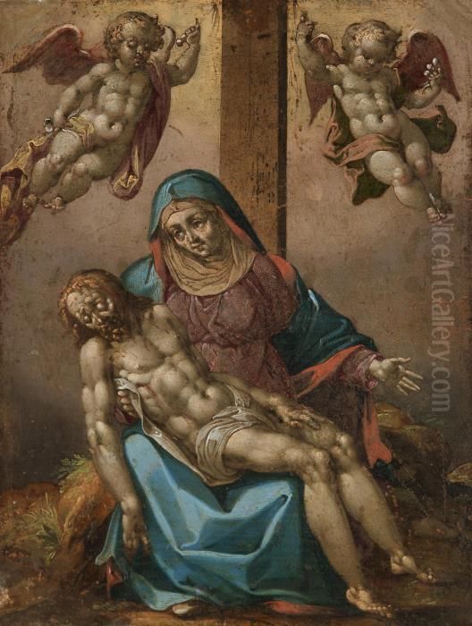 Pieta Oil Painting by Denys Calvaert