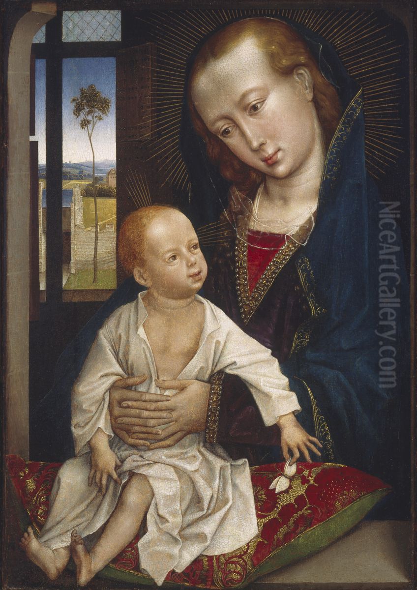 Virgin and Child Oil Painting by Rogier van der Weyden