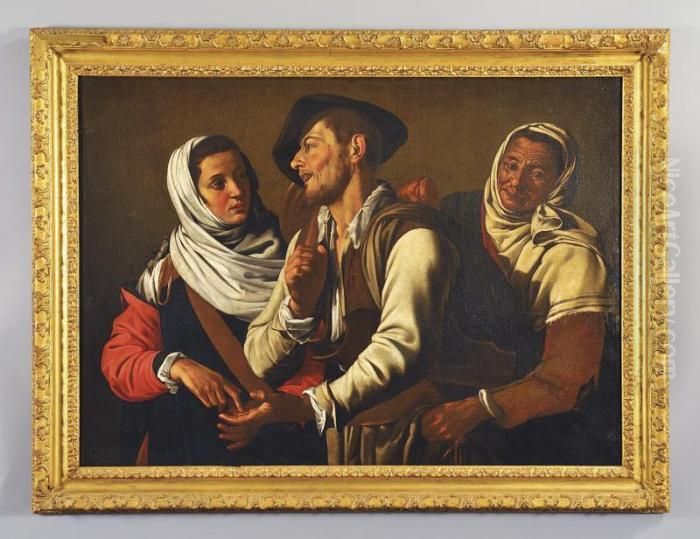 La Buona Ventura Oil Painting by Caravaggio