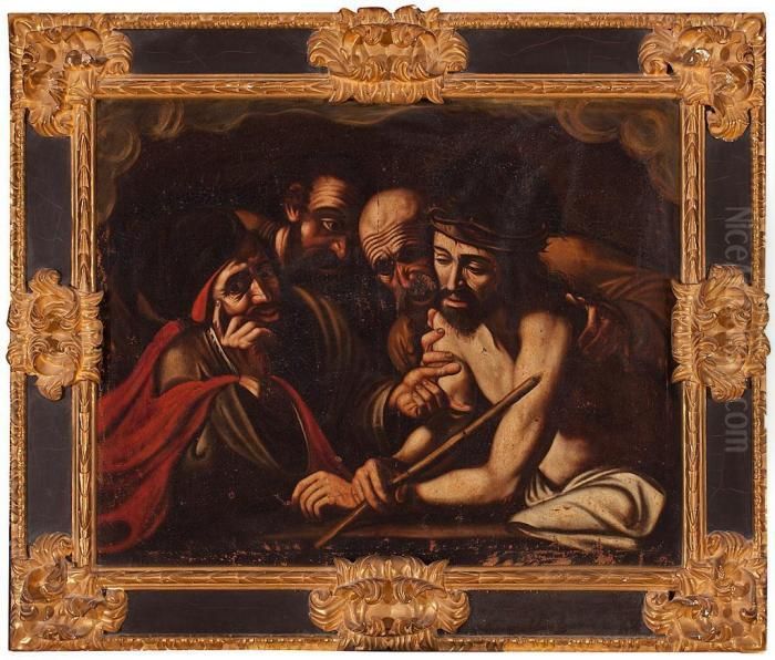 Los Improperios De Cristo Oil Painting by Caravaggio