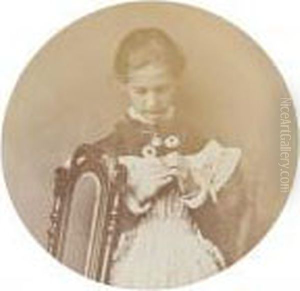 Xie Kitchin Oil Painting by Charles Lutwidge (Lewis Carroll) Dodgson