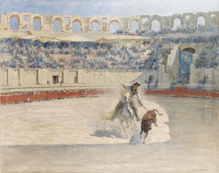 La Corrida Oil Painting by Eugene Cartier