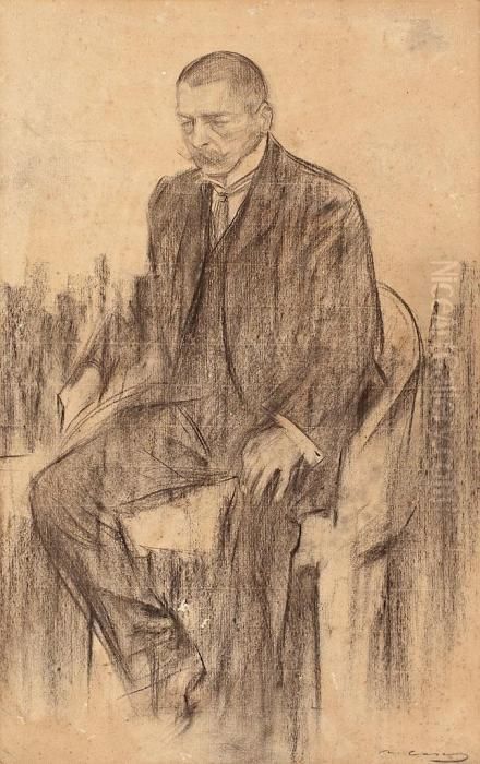 Anders Zorn Oil Painting by Ramon Casas