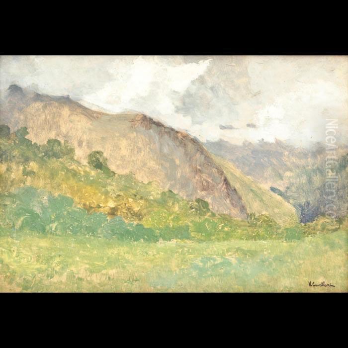 Mezza Montagna Oil Painting by Vittorio Cavalleri