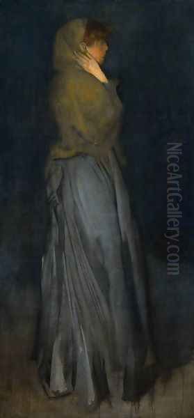 Arrangement in Yellow and Grey: Effie Deans Oil Painting by James Abbott McNeill Whistler