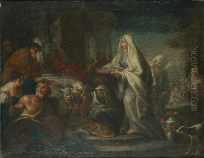 Hans Krets Oil Painting by Sebastiano Conca