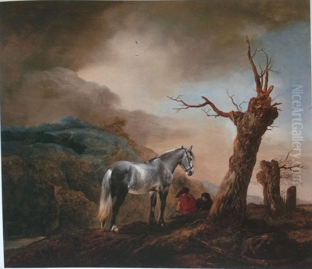 The White Horse Oil Painting by Philips Wouwerman