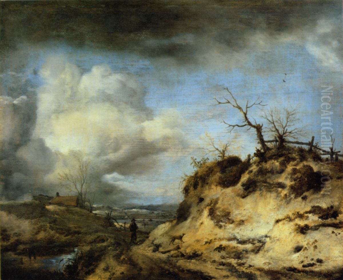 Path through the Dunes Oil Painting by Philips Wouwerman