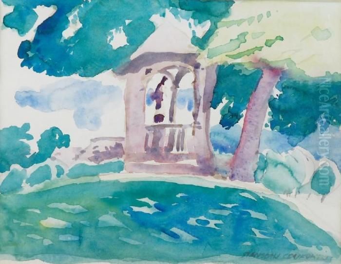 Kapliczka Oil Painting by Stanislaw Czajkowski