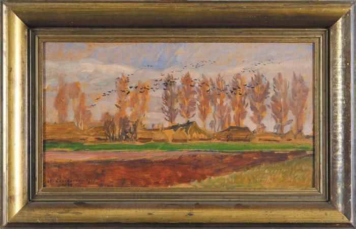 Wies Holenderska Oil Painting by Stanislaw Czajkowski