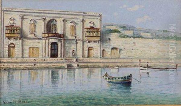 Malta Oil Painting by Vincenzo D Esposito
