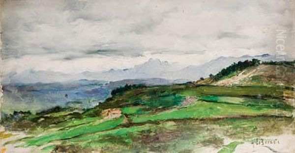 Paisaje De Guadarrama Oil Painting by Aureliano de Beruete y Moret