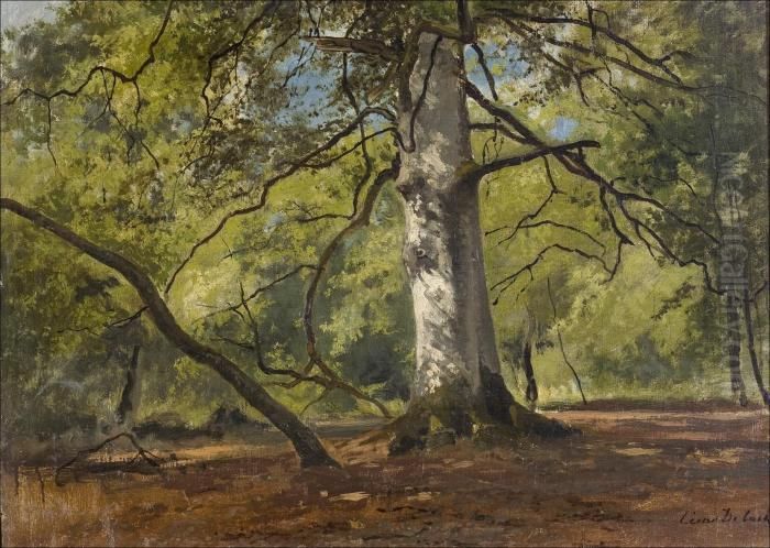 Metsamaisema. Oil Painting by Cesar De Cock