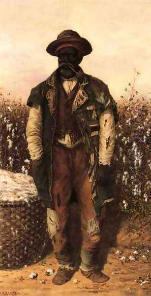 Cotton Picker Oil Painting by William Aiken Walker