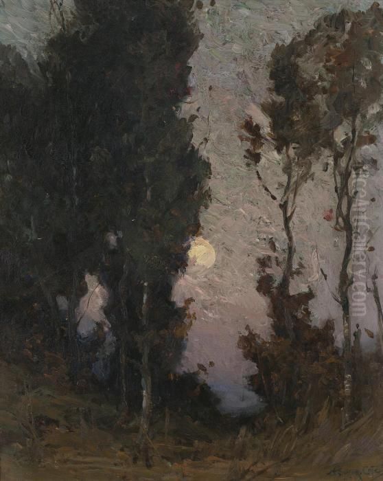 Paysage Au Crepuscule Oil Painting by Marc Aurele de Roy Suzor-Cote