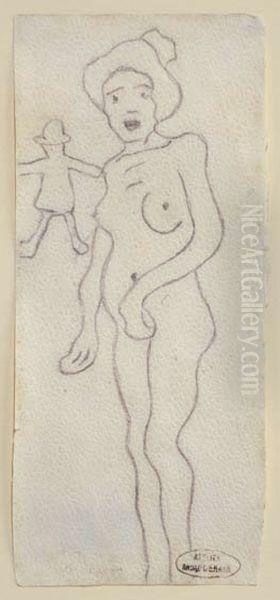 Personnages Oil Painting by Andre Derain