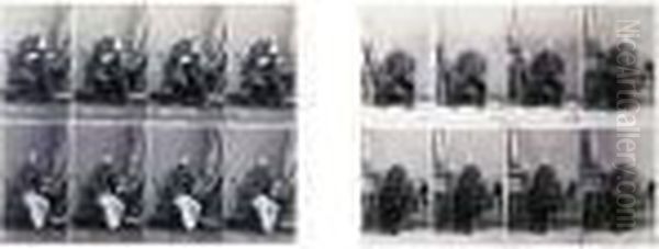 Important Album De Portraits De 
Musiciens Et Peintres (43), Personnages Travestis Et Divers (57), 1860 /
 1867 Oil Painting by Andre A. Disderi