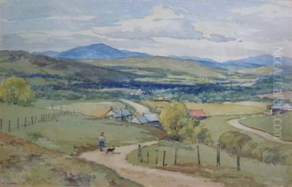 Blair Castle, Perthshire Oil Painting by Robert Eadie