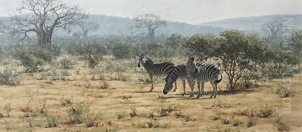Boats On A Beach, Lapland Oil Painting by Leander Engstrom
