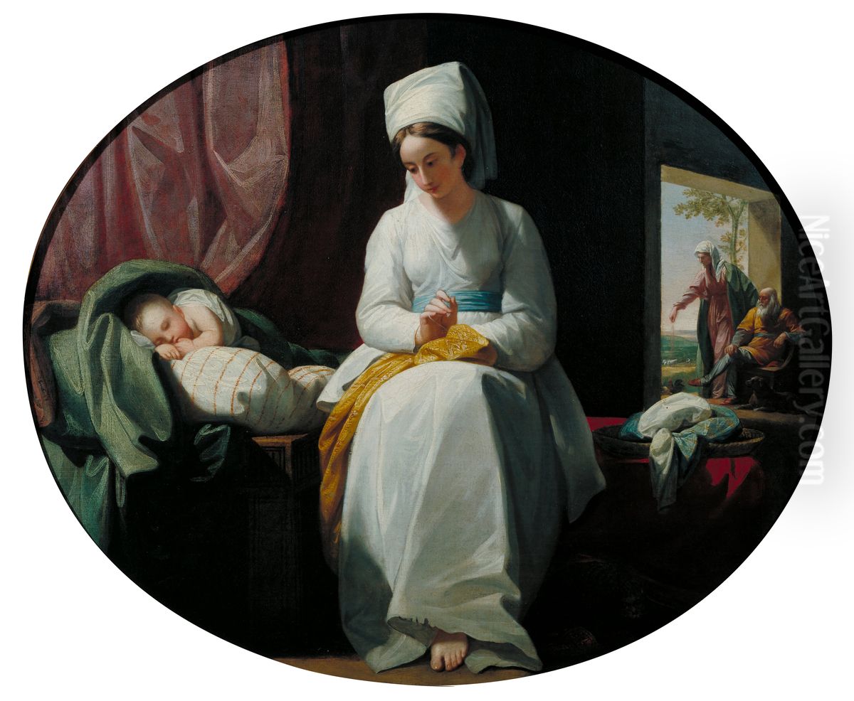 The Golden Age Oil Painting by Benjamin West