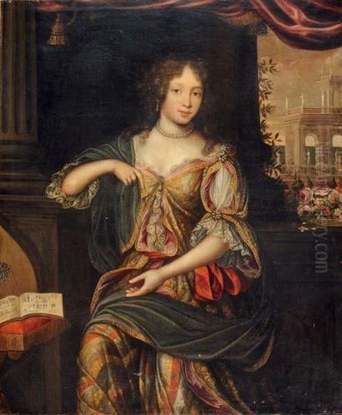 Allegorie Des Cinq Sens Oil Painting by Henri Gascard