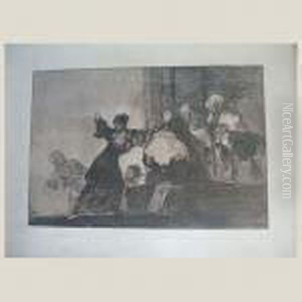 Disparate Pobre Oil Painting by Francisco Goya Fuendetodos