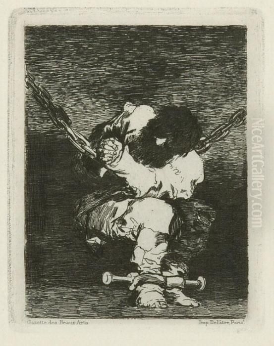 Tan Barbara La Seguridad Como El Delito - Little Prisoner Oil Painting by Francisco Goya Fuendetodos