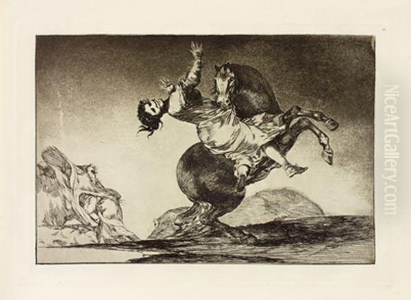 Los Proverbios Oil Painting by Francisco Goya Fuendetodos