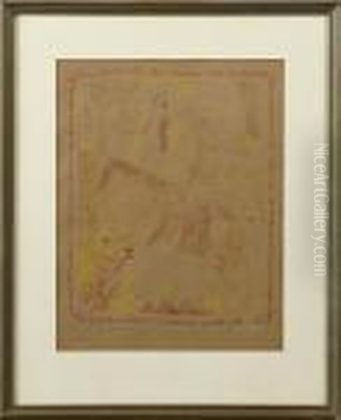 Sprang Silverhvita
Hinden Ofver Skogsvioler Bla Oil Painting by Isaac Grunewald