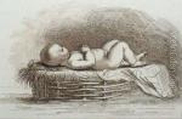 Moses Oil Painting by Giovanni Francesco Barbieri