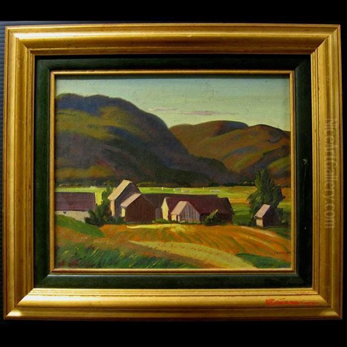 Baie St. Paul, Quebec Oil Painting by Joseph Sydney Hallam