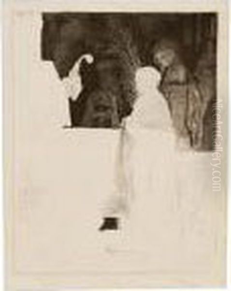 L'artista E La Modella Oil Painting by Harmenszoon van Rijn Rembrandt