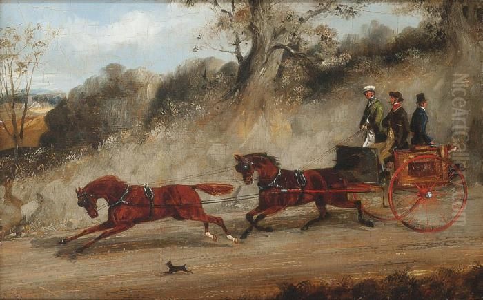 Off To Town Oil Painting by Samuel Henry Gordon Alken
