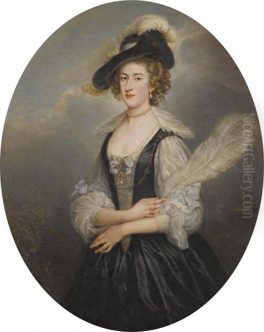 Portrait Of Susanna Hoare Oil Painting by William Hoare Of Bath