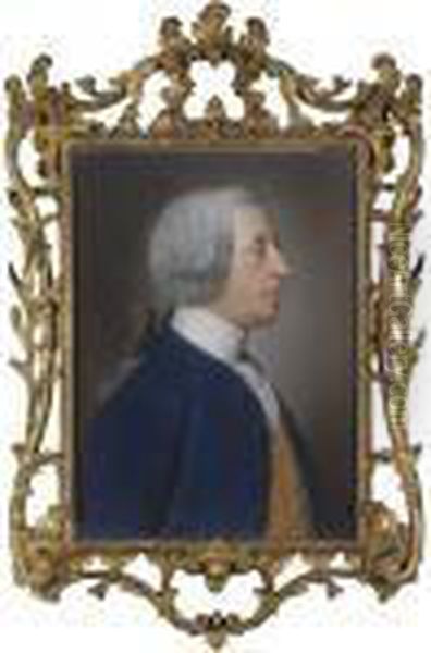 Portrait Of Henry Hoare, 'the Magnificent' Of Stourhead (1705-1785) Oil Painting by William Hoare Of Bath