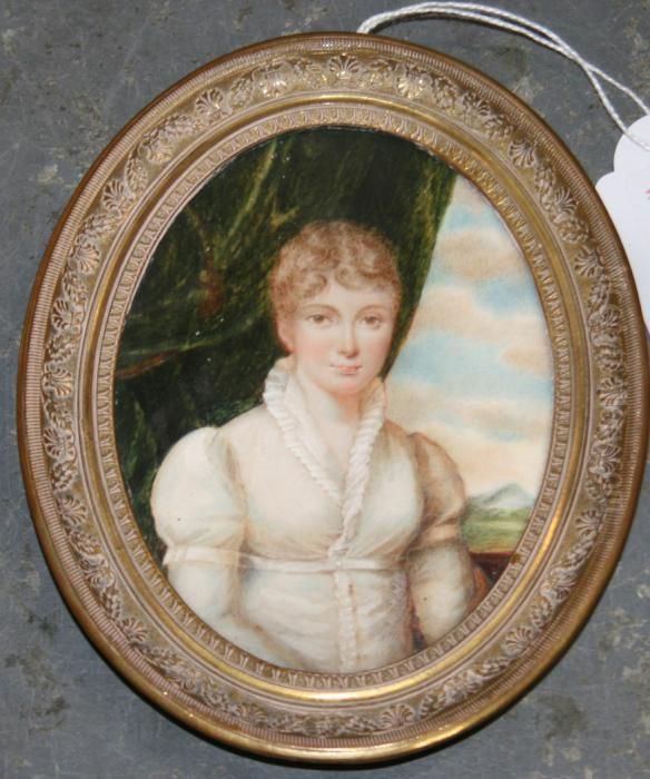 Portrait Of A Lady Oil Painting by Jean-Baptiste Isabey