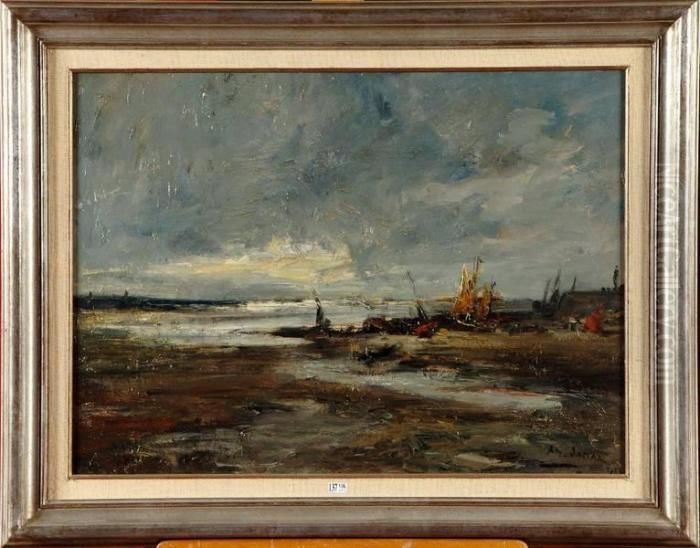 Bord De Mer Oil Painting by Armand Jamar