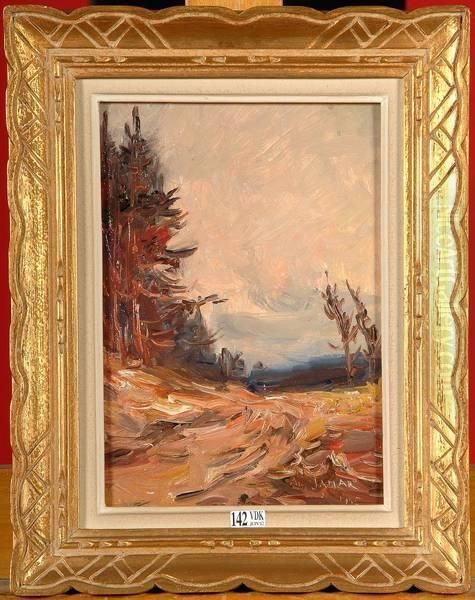 Coin Des Ardennes Oil Painting by Armand Jamar