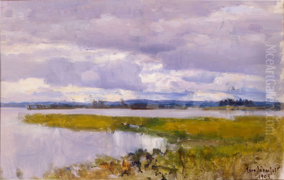 Landscape Oil Painting by Eero Jarnefelt