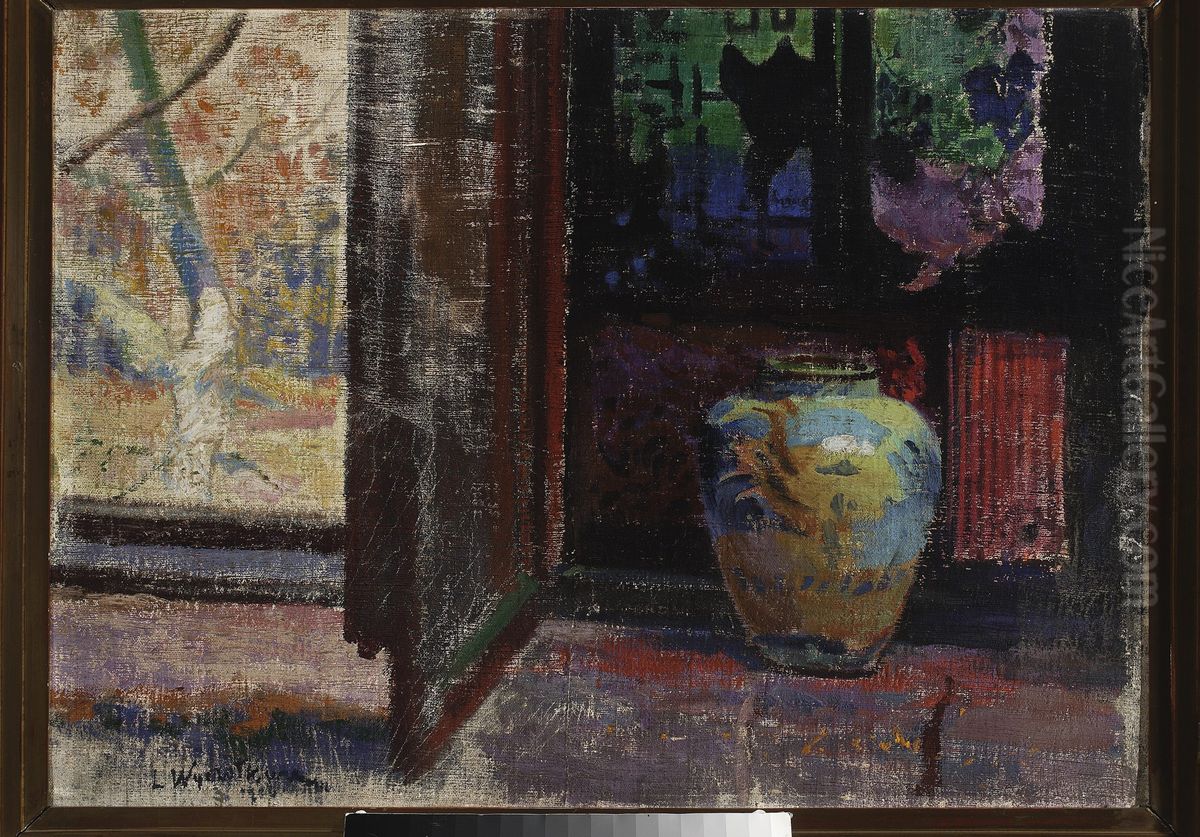 Still Life Oil Painting by Leon Wyczolkowski