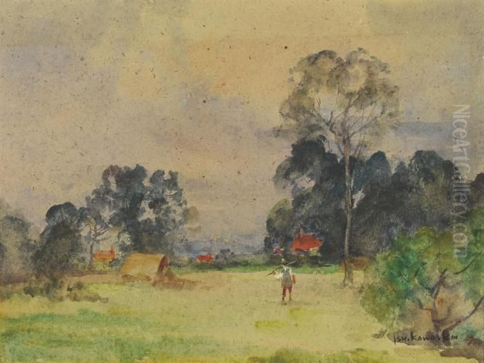 Kingsbury Garden, London Oil Painting by Ishikawa Kin'Ichiro