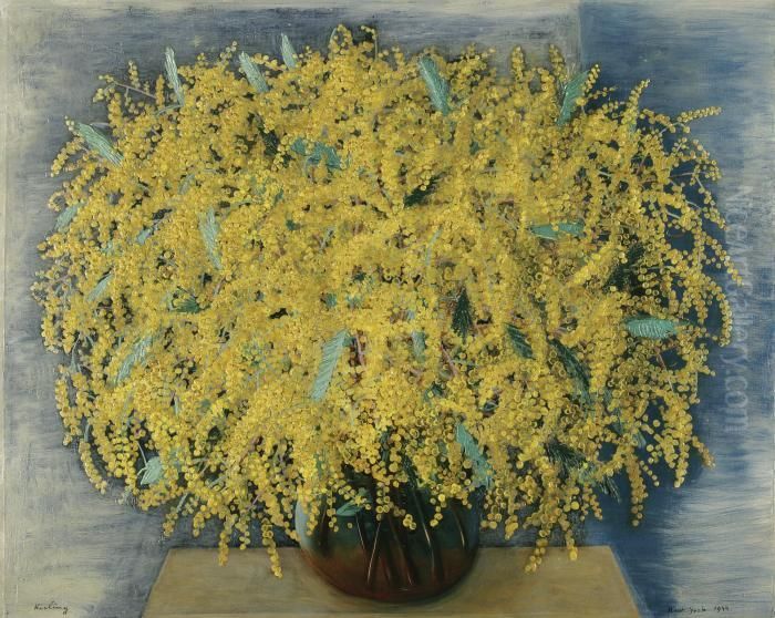 Mimosas Oil Painting by Jean Kisling