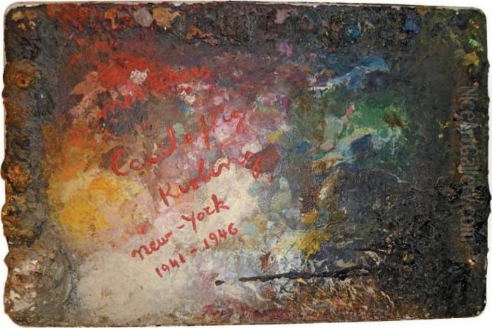 palette New York 1941-1946 Oil Painting by Jean Kisling