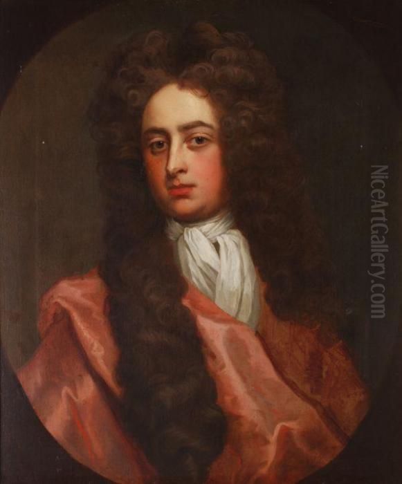 Portrait Of A Gentleman Oil Painting by Sir Godfrey Kneller