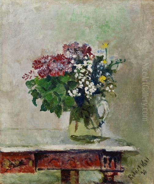 Blumen Oil Painting by Robert Kohl