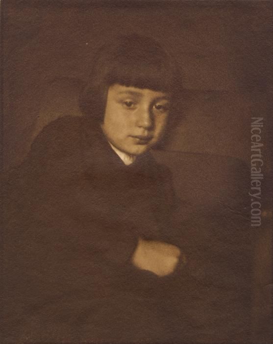 Hans Kuhn Oil Painting by Heinrich Kuhn