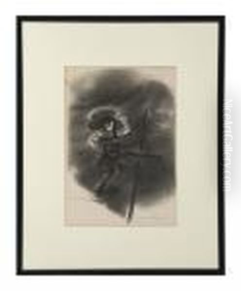 Cyclist Oil Painting by Yasuo Kuniyoshi