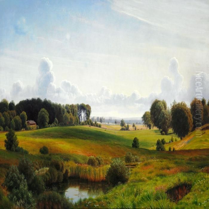 View Of Eremitagesletten Oil Painting by Vilhelm Kyhn