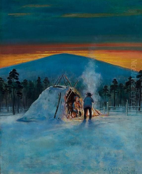 Kota Oil Painting by Juho Kyyhkynen